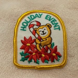 Holiday Event teddy bear patch